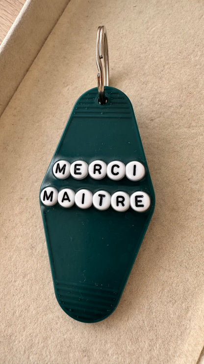 Porte-clés Motel fin d'année scolaire