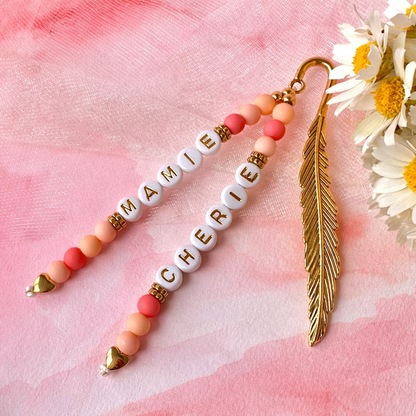 Marque Page perles rondes