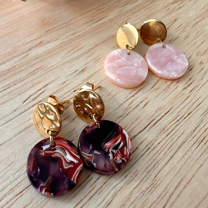 Petites boucles acrylique