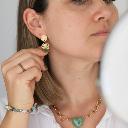 Collier chaine coeur