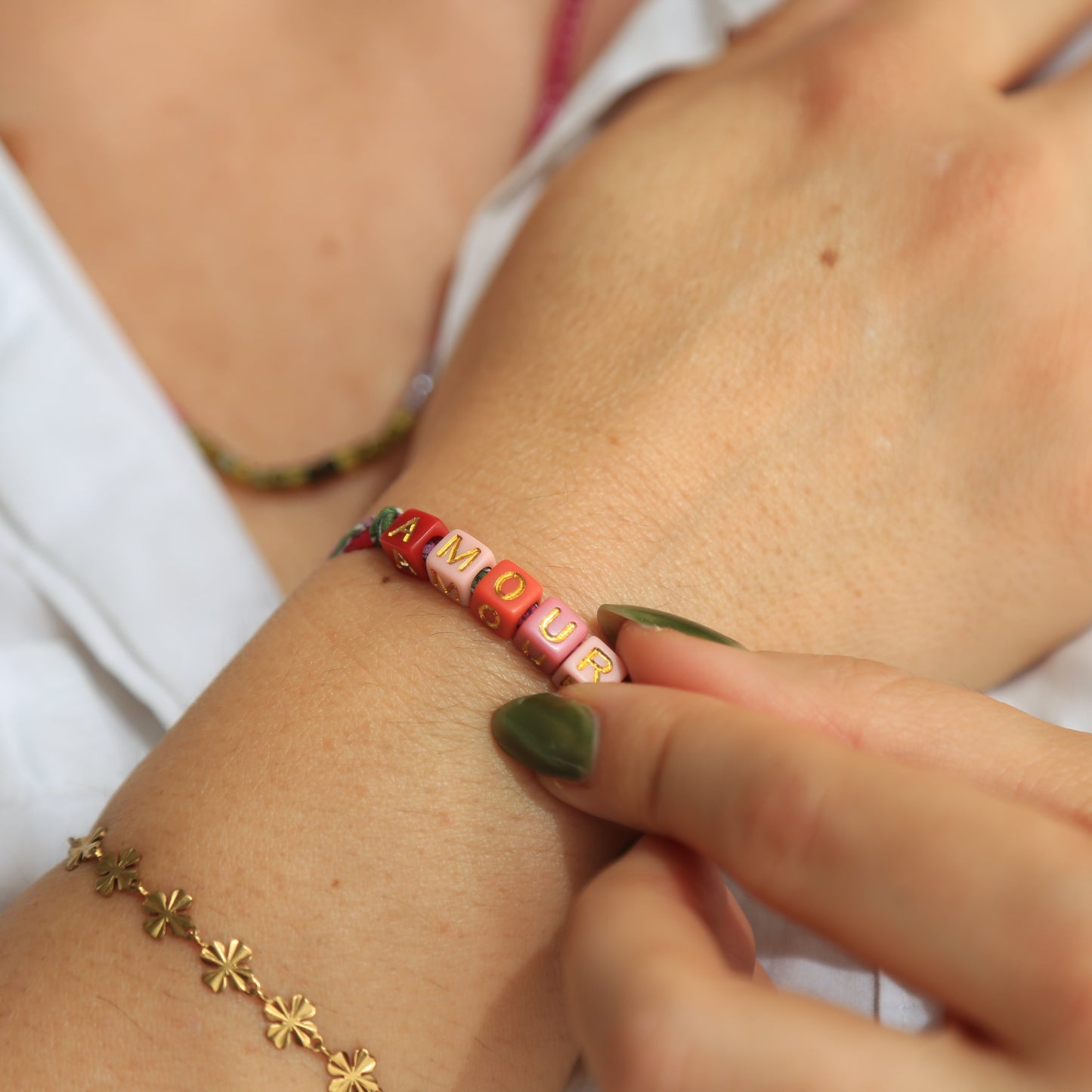 Bracelet message liberty