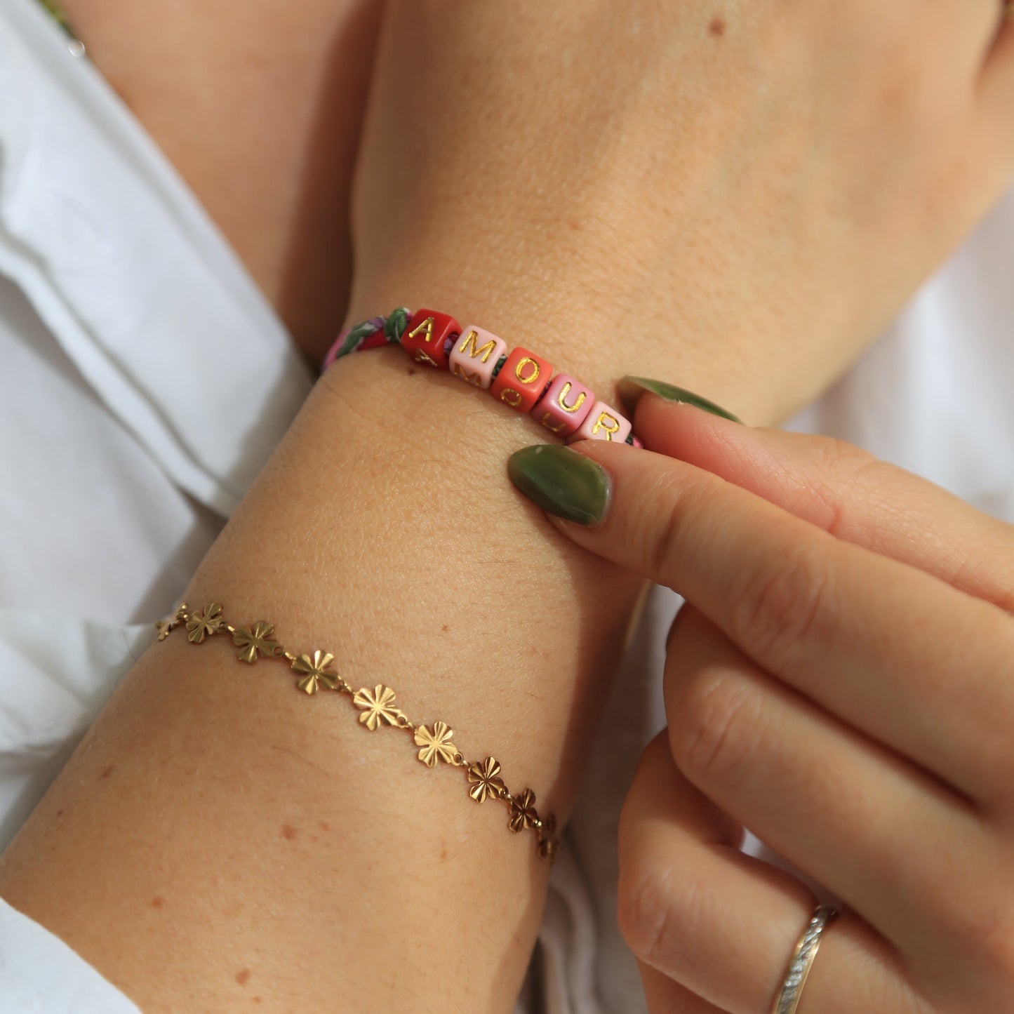 Bracelet message liberty