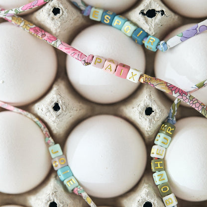 Bracelet message liberty